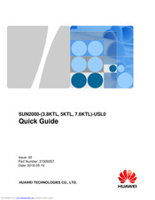 Huawei SUN2000-5KTL-USL0 Quick Manual