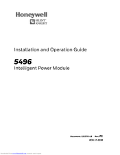 Honeywell 5496 Installation And Operation Manual