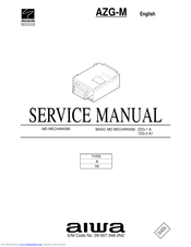 Aiwa AZG-M Service Manual
