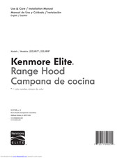 Kenmore 233.5817 Series Use & Care / Installation Manual