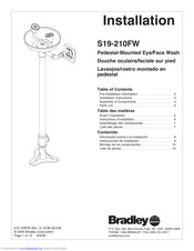 Bradley S19-210FW Installation Manual