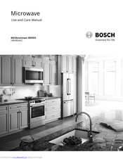 Bosch 800 SERIES Use And Care Manual