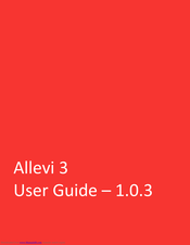Allevi 3 User Manual