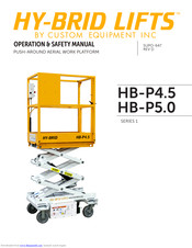 Hy-Brid Lifts HB-P5.0 Operation & Safety Manual