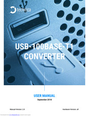 Technica Engineering USB-100BASE-T1 User Manual