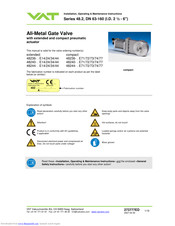 VAT 48236-*E44 Installation, Operating,  & Maintenance Instructions