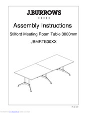 J.Burrows SMRT3000 Series Assembly Instructions Manual