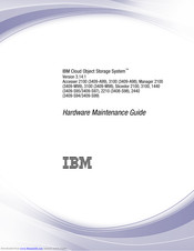 IBM Cloud Object Storage System Hardware Maintenance Manual