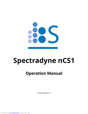 Spectradyne nCS1 Operation Manual