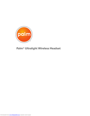 Palm Ultralight Wireless Headset User Manual
