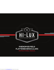 Hi-Lux PHENOM ED FIELD FLATTENED Instructional Manual
