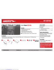 Metra Electronics 99-6514B Installation Instructions Manual
