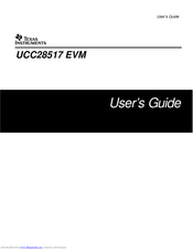 Texas Instruments UCC28517 User Manual