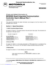 Motorola MC68360 User Manual