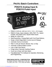 PRECISION DIGITAL PROVU PD6210 Instruction Manual