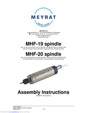 Meyrat MHF-19 Assembly Instructions Manual