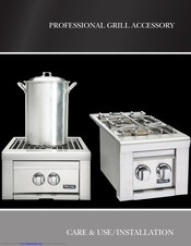 Viking Professional POWER BURNER Series Care & Use/Installation Manual
