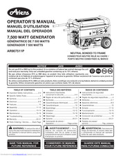 Ariens AR907511P Operator's Manual