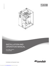 Condair RO-A Installation And Operation Manual