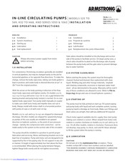 Armstrong S69 Installation And Operating Insctructions