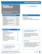 Toptech TT-N-701 Installation Manual