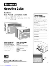Friedrich Twintemp EL25 Operating Manual