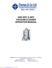 Clemas & Co S3B Operator's Manual