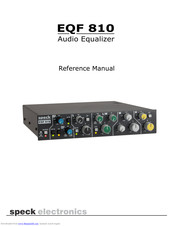 Speck EQF 810 Reference Manual