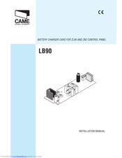 CAME LB90 Installation Manual