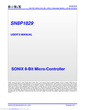 Sonix SN8P1829 User Manual
