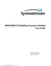 Symmetricom 8040C User Manual