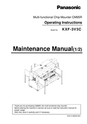 Panasonic KXF-3V3C Operating Instructions Manual