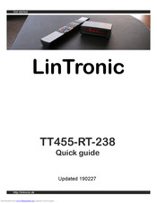 LinTronic TT455-RT-238 Quick Manual