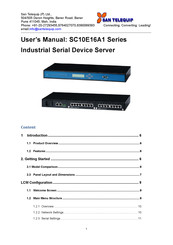 San Telequip SC10E16A1 Series User Manual