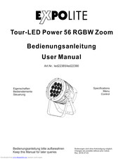 Focon Showtechnic Expolite led22390 User Manual