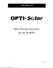 opti-solar SC-40MPPT User Manual