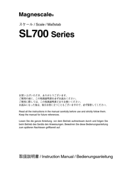Magnescale SL700 Series Instruction Manual