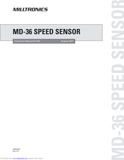 Milltronics MD-36 Instruction Manual