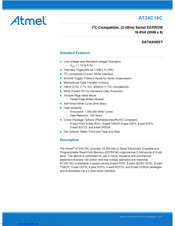 Atmel AT24C16C Datasheet