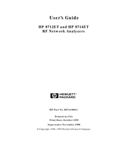 HP HP 8712ET User Manual