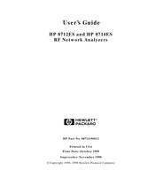 HP HP 8712ES User Manual