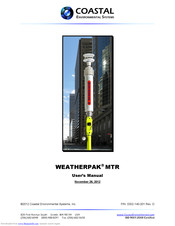 Coastal WEATHERPAK MTR User Manual