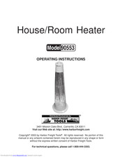 Harbor Freight Tools 90553 Operating Instructions Manual