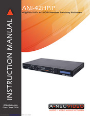 A-Neuvideo ANI-42HPIP Instruction Manual