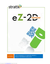 Stratix eZ-2D Xaminer Product Reference Manual