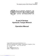 Wren H27 41 Operation Manual