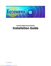 Econami ECO-400 Installation Manual