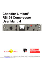 Chandler Limited RS124 User Manual