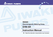 Iwaki EHN-B21SH Instruction Manual