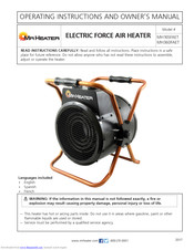 Mr. Heater MH165FAET Operating Instructions And Owner's Manual